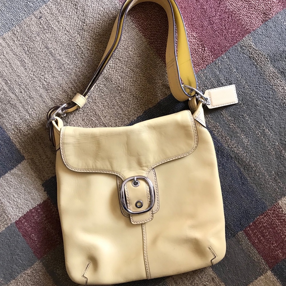 Coach Leather Shoulder Bag